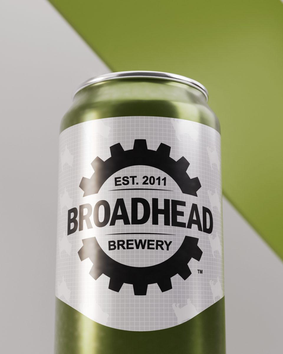 Canette Underdog Pale Ale, logo Broadhead